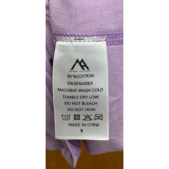 Modus Lavender "Never Mind" Women's Racerback Tank Top Small - Picture 4 of 5